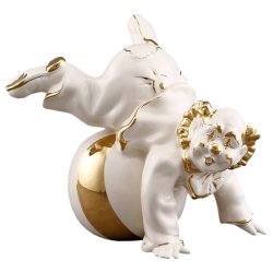 Статуэтка из керамики Клоун с мячом