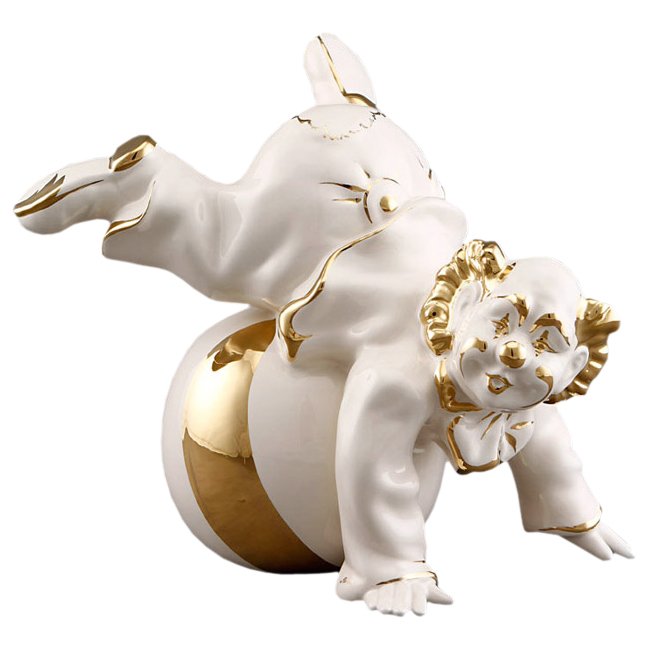 Статуэтка из керамики Клоун с мячом