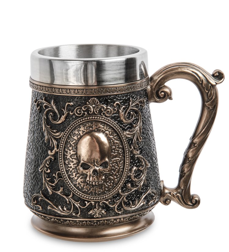 Пивная кружка Череп Veronese WS-1078