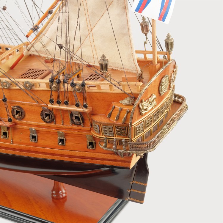 Большая Модель корабля Гото Предестинация из дерева, детализированность задней части