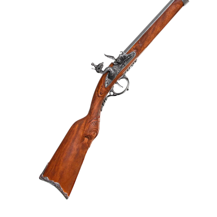 Макет Кремневого ружья, Франция 1807 год  Denix 1080-G, фотография крупным планом