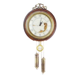 Настенные Деревянные часы с маятником