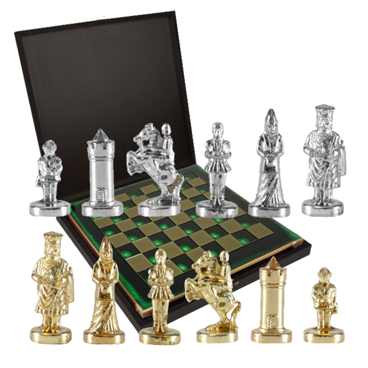 Шахматы Византийская Империя, Зеленая доска Manopoulos MP-S-1-20-GRE