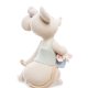 Статуэтка из фарфора Мышка с корзинкой цветов Pavone JP-121/12, фотография со спины