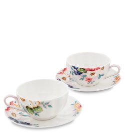 Чайный набор на 2 персоны из фарфора Королева Камилла