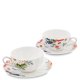 Чайный набор на 2 персоны из фарфора Королева Камилла, ручная роспись Pavone JS-19
