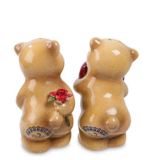 Набор соль-перец Медвежата Pavone CMS-14/16, вид оборотной стороны