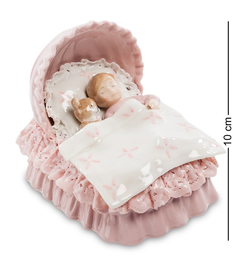 Керамическая фигурка Малышка в кроватке Pavone CMS-27/ 6