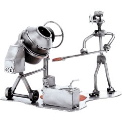 Строитель - Фигурка из металла