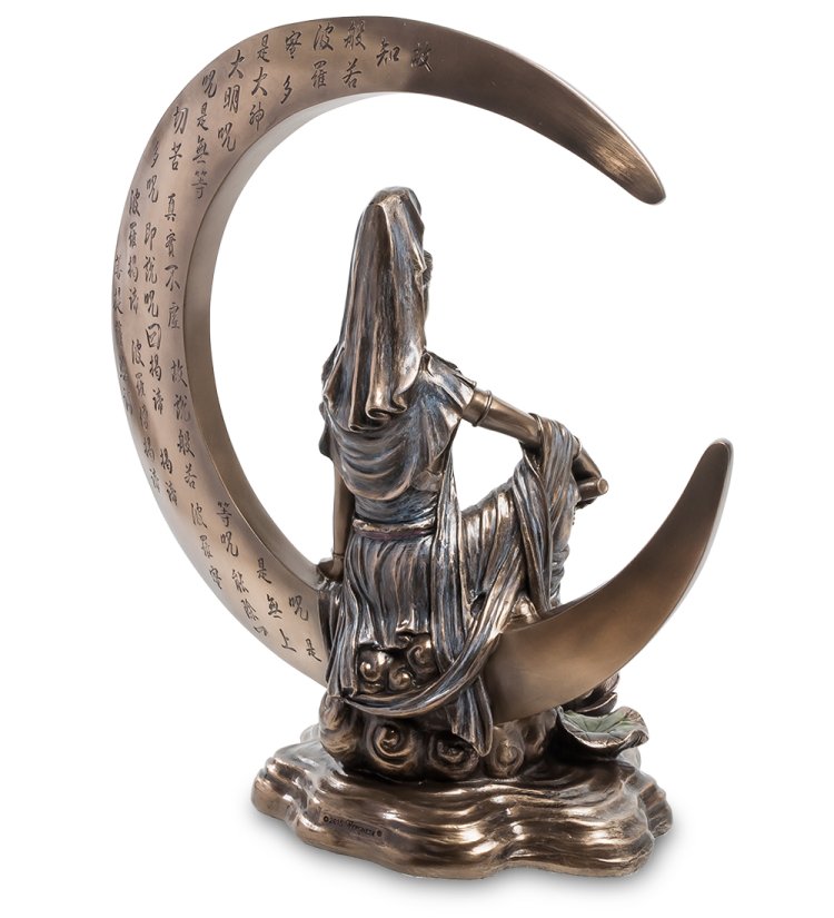 Статуэтка Гуаньинь - богиня милосердия Veronese WS-598, оборотная сторона