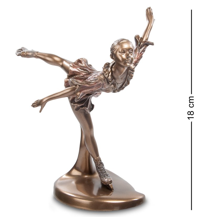 Статуэтка Фигуристка. Аттитюд Veronese WS-401