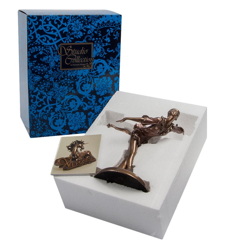 Статуэтка Фигуристка. Аттитюд Veronese WS-401, упаковочный вид