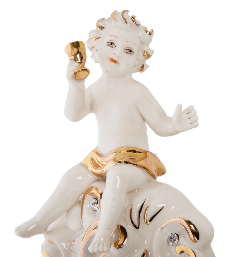 Настенные часы из керамики Sabadin Vittorio SV-140, фотография крупным планом