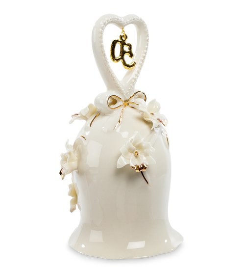 Колокольчик из керамики Золотой юбилей Pavone CMS-10/15, оборотная сторона