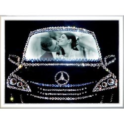 Фоторамка с кристаллами Swarovski - В машине