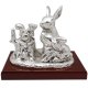 Статуэтка Кролики с белочкой