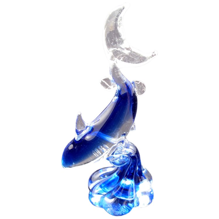 Статуэтка из Муранского стекла Акула на гребне волны