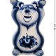 Фигурка Медведь Голубая гжель ГЛ-229 