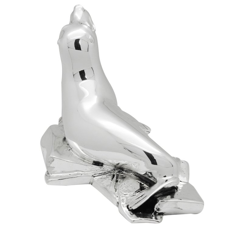 Статуэтка с посеребрением Тюлень на льдине Exetera Argenti 46-455959, вид сбоку