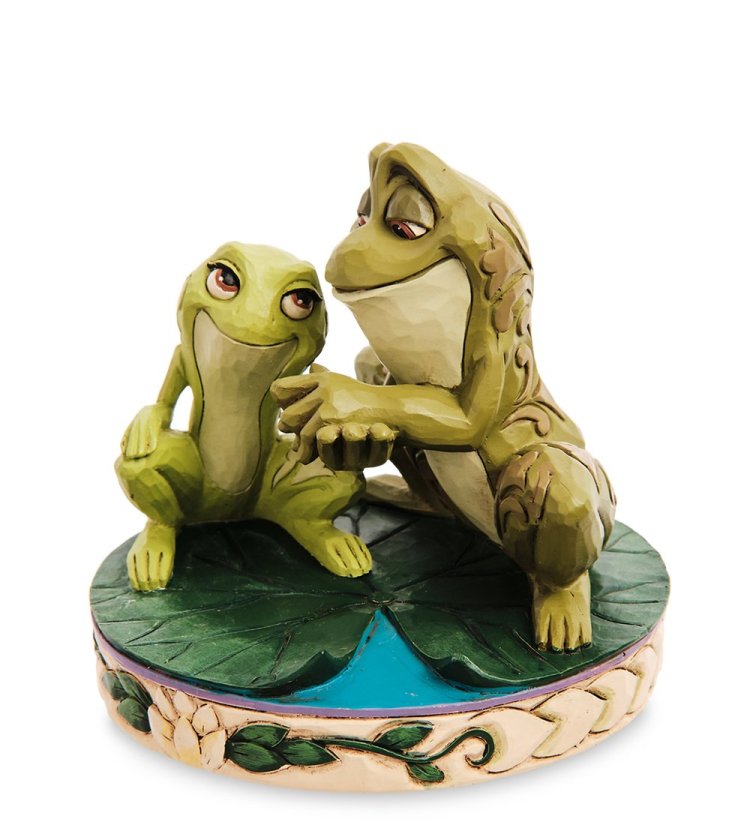 Статуэтка Влюбленные - Тиана и Навин Disney Traditions, вид профиль