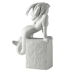 Фарфоровая статуэтка Козерог (женщина)