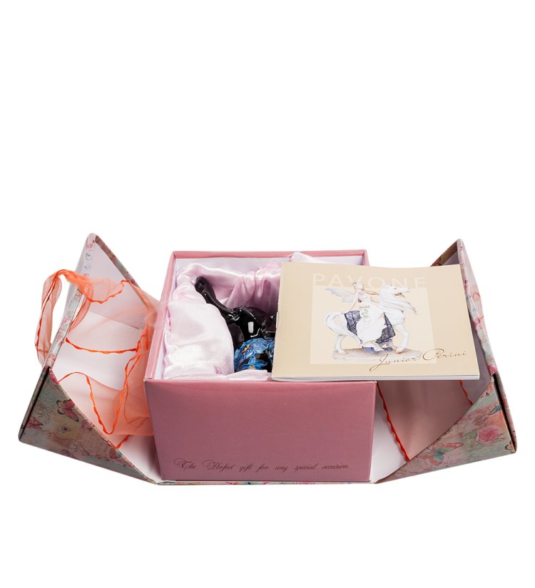 Статуэтка из фарфора Маленький Черный Слоненок Pavone JP-670/ 12, фотография в упаковке