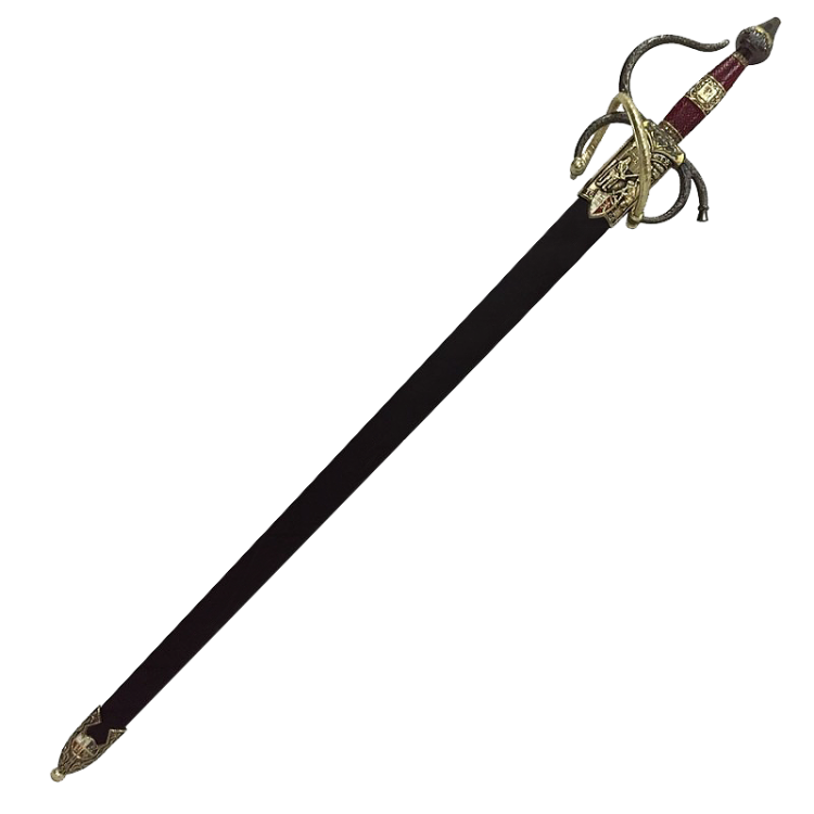 Меч Колада Эль Сида Кампеадора черно-золотой в ножнах Art Gladius AG-4101-V, фотография 2