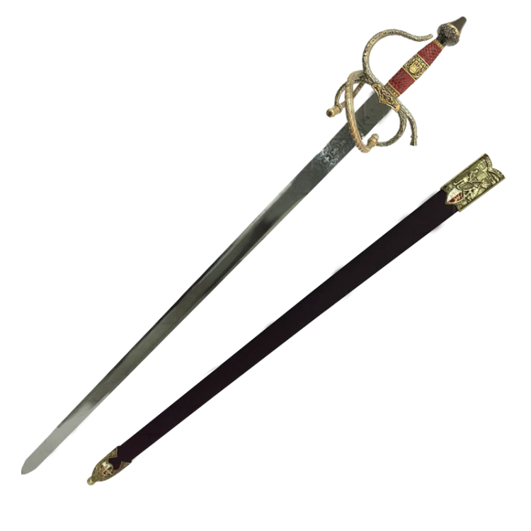 Меч Колада Эль Сида Кампеадора черно-золотой в ножнах Art Gladius AG-4101-V, фотография 3