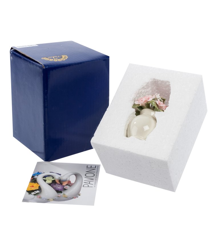 Цветочная композиция из керамики Нарцисс Pavone CMS-33/49, фотография в упаковке