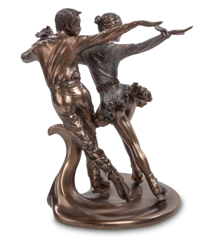 Статуэтка Пара фигуристов Veronese WS-402, оборотная сторона