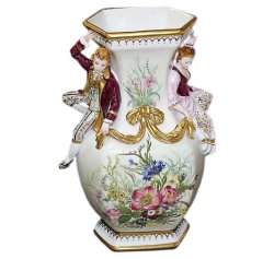 Ваза для цветов из фарфора Дрезда