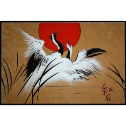 Картина Восточная мудрость c кристаллами Swarovski