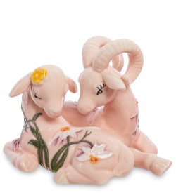 Фигурка из фарфора Влюбленные Барашки