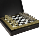 Шахматы на черно-белой доске Битва Титанов Manopoulos MP-S-18-36-BLA, увеличенный вид