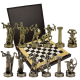 Шахматы на черно-белой доске Битва Титанов Manopoulos MP-S-18-36-BLA, вид полноценного набора