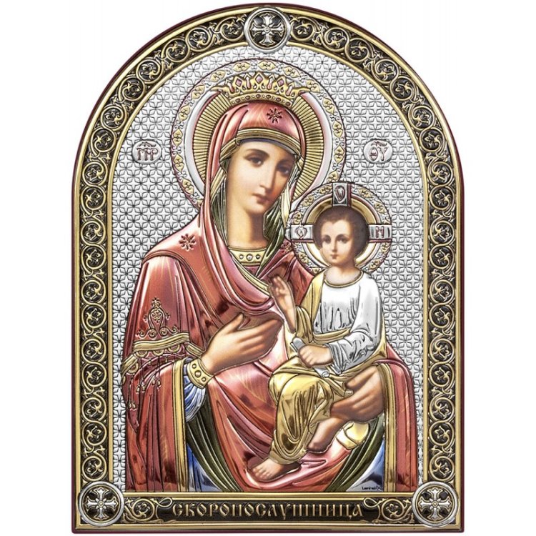 Икона Божией Матери Скоропослушница, Размер: 10х12 см Beltrami 6401/2C