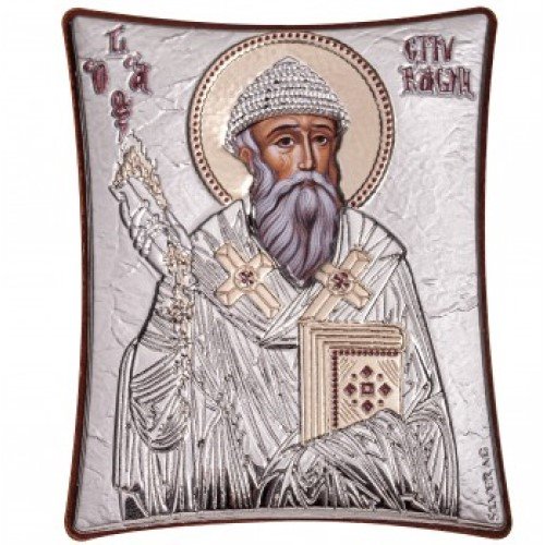 Икона Святой Спиридон в коричневой рамке, Размер 5x7 см Slevory 132TBR1FWA