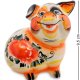 Фигурка Свинка улыбака Цветная гжель ГЛ-459 