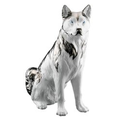 Статуэтка из керамики Хаски