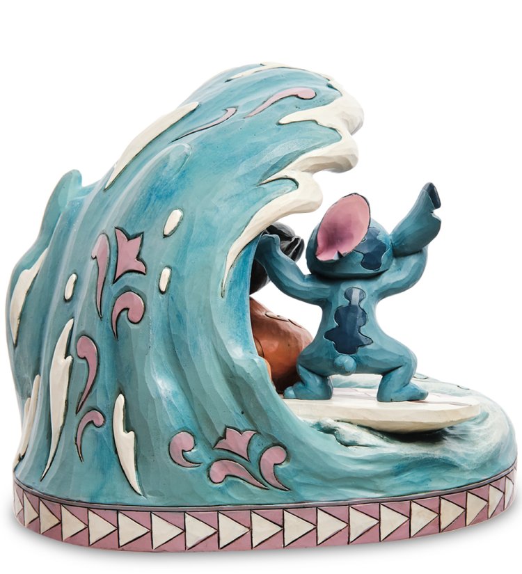 Статуэтка Лило и Стич Поймай волну! Disney Traditions, оборотная сторона