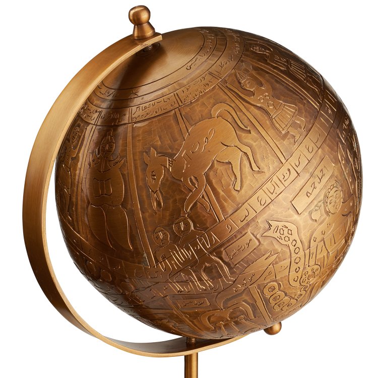 Арабский небесный глобус на подставке, увеличенный вид