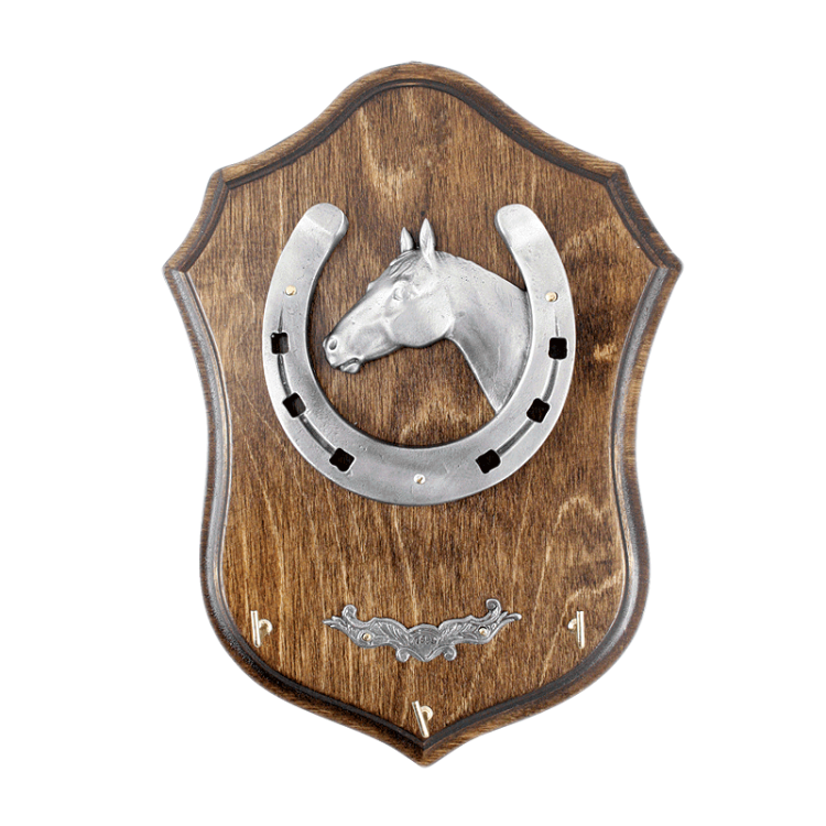 Ключница Подкова на деревянной подставке Balestra BR-TR-17-C