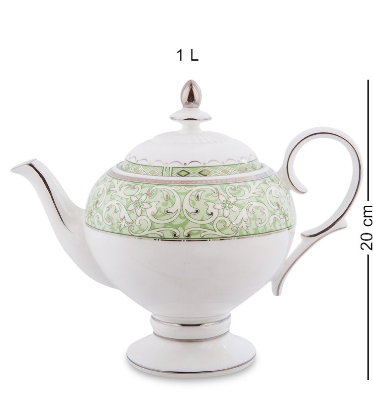 Чайный набор на 2 персоны с чайником Аделина Pavone JK- 63, фотография чайника