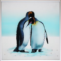 Картина Королевская любовь c кристаллами Swarovski