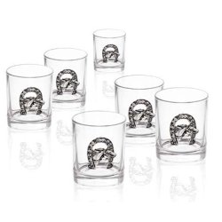 Набор стопок для водки на 6 персон Подкова Chinelli