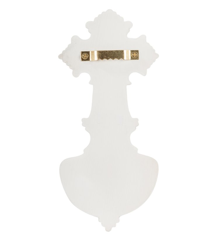 Фигура Белый Крест - Распятие Veronese WS-518, оборотная сторона