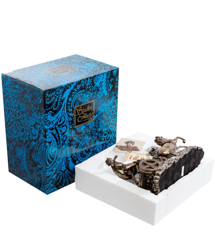 Статуэтка Аполлон на колеснице с факелом Veronese WS-927, упаковочный вид