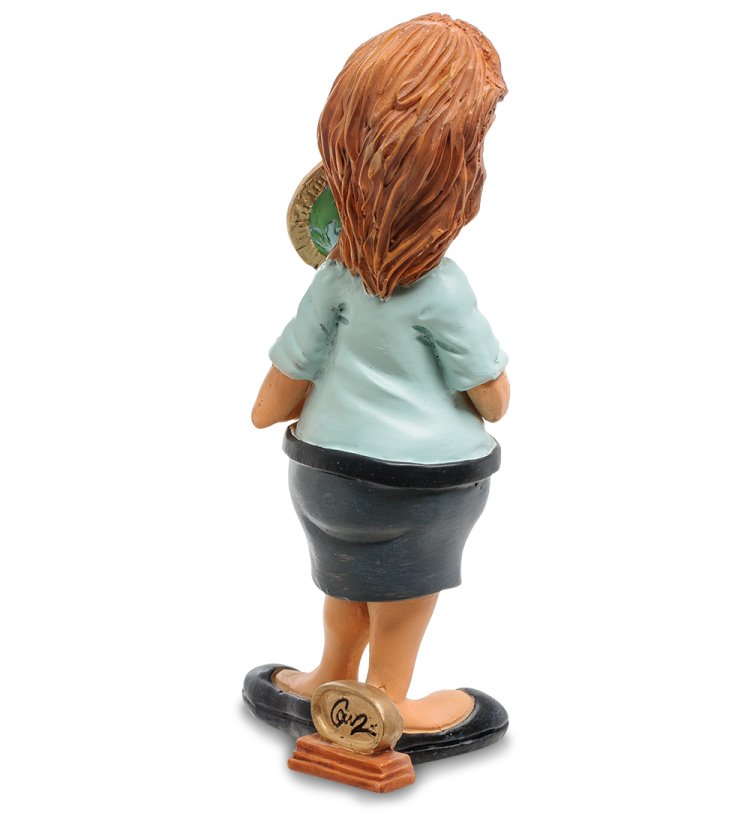 Статуэтка Учитель с глобусом The Comical World of Stratford RV-921, оборотная сторона