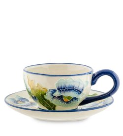 Чайная пара Голубые маки