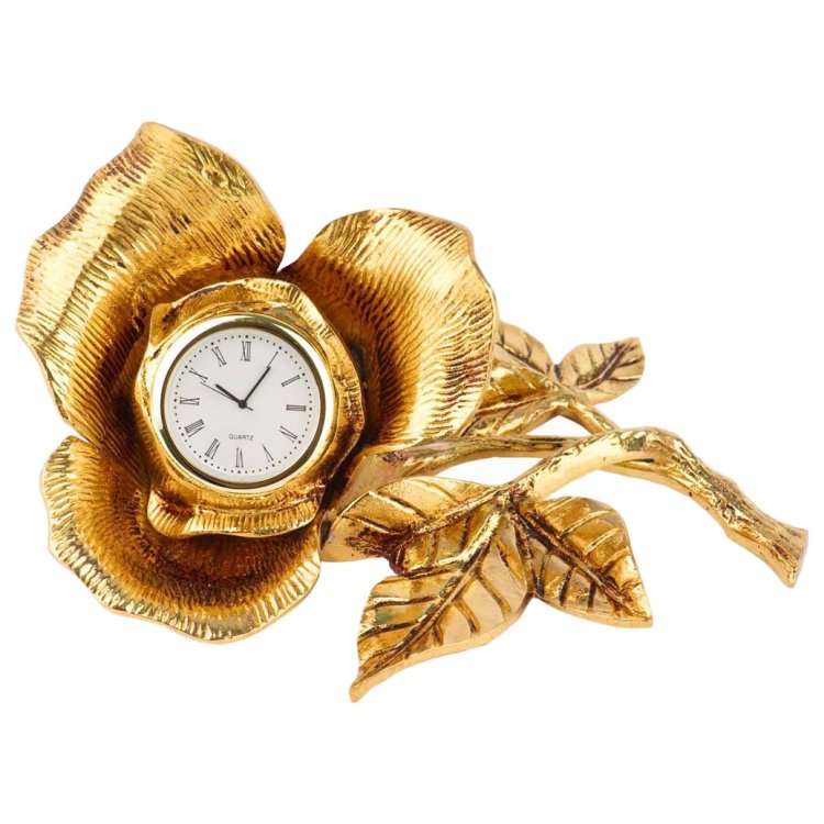 Настольные часы Роза